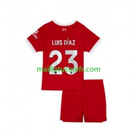 Maillot de Foot Liverpool Luis Diaz 23 Domicile 2023-24 - Enfant